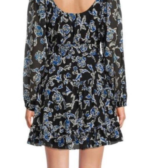 Tanya Taylor Edita Floral Silk Blend Fit and Flare Dress Size Small NWT - Picture 2 of 11